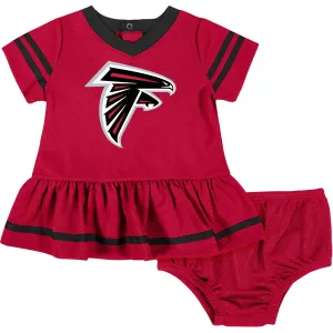 2-Piece Baby Girls Falcons Dress & Diaper Cover Set