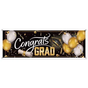 Congrats Grad Sign Banner