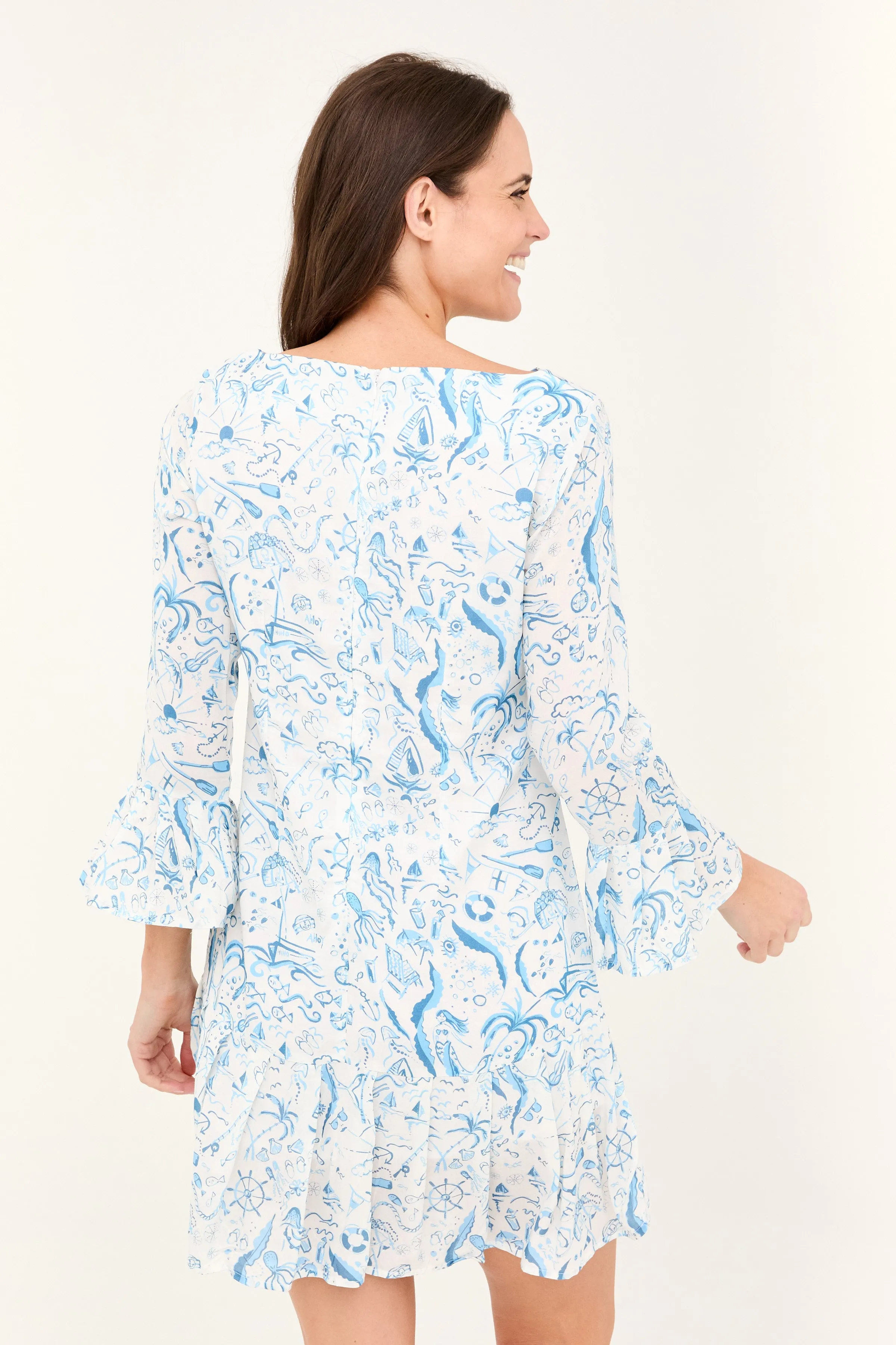 Jeannie Dress - Airy Blue Weekend