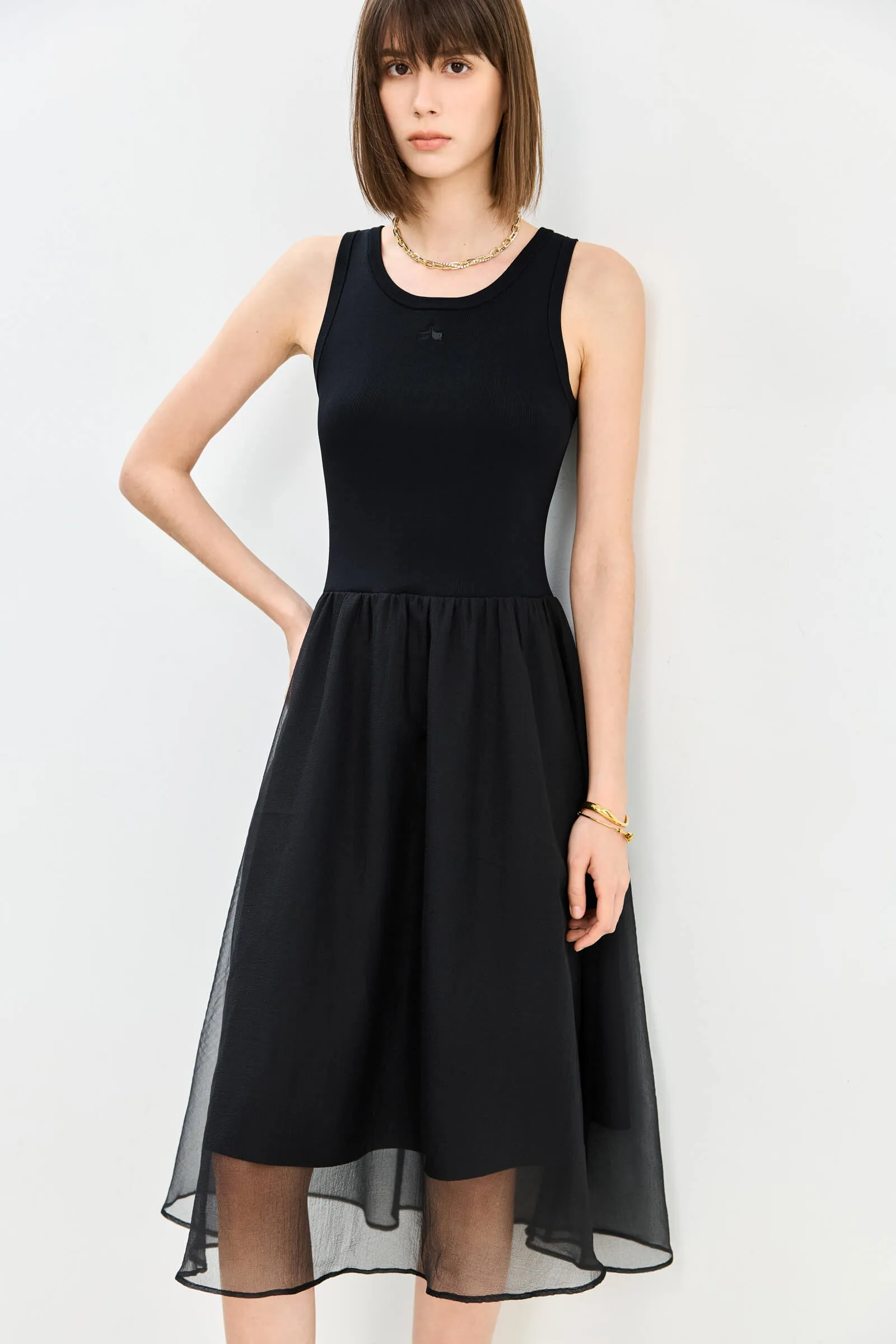 LILY Sleeveless Knit Dress