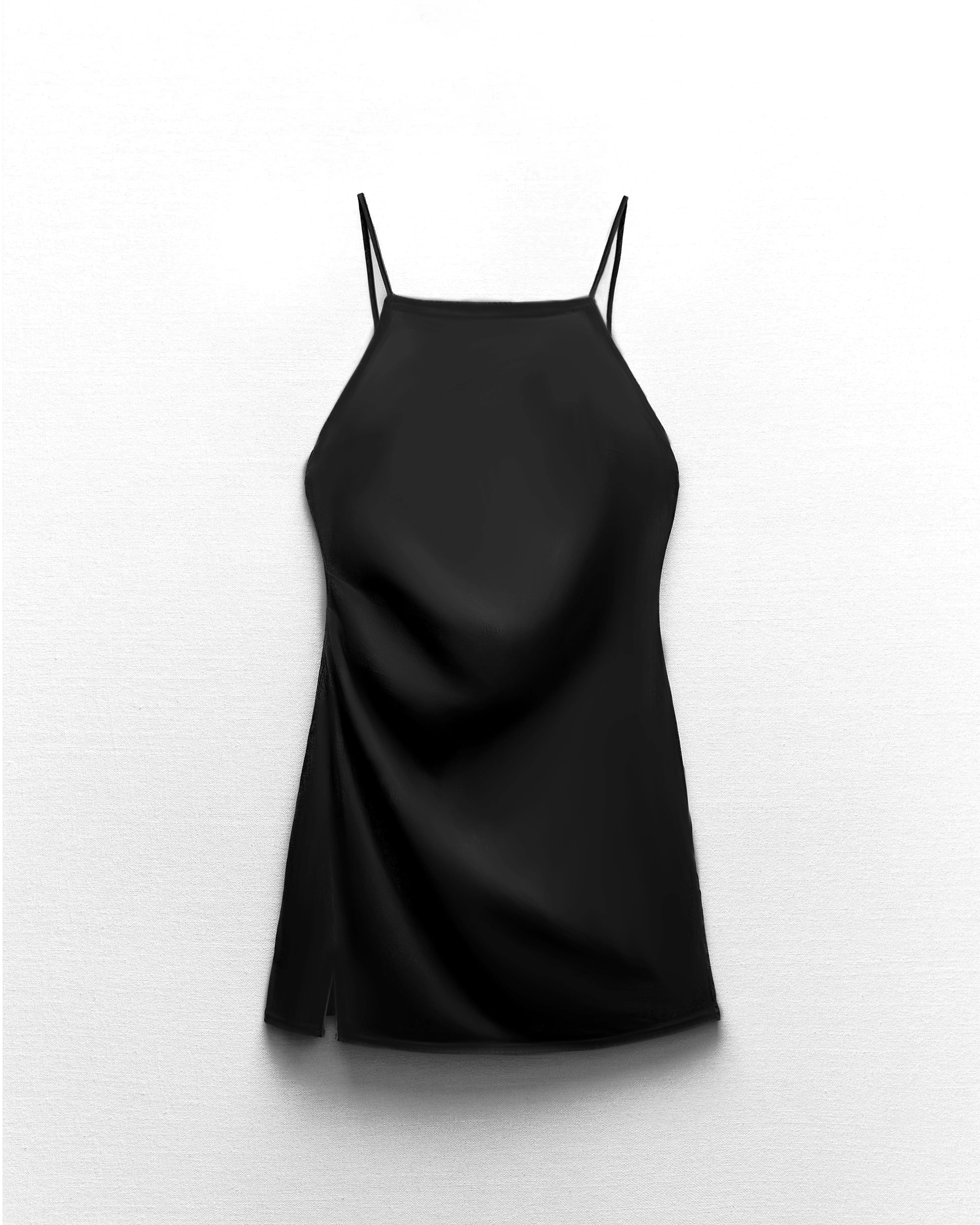 SOLID SHEATH DRESS