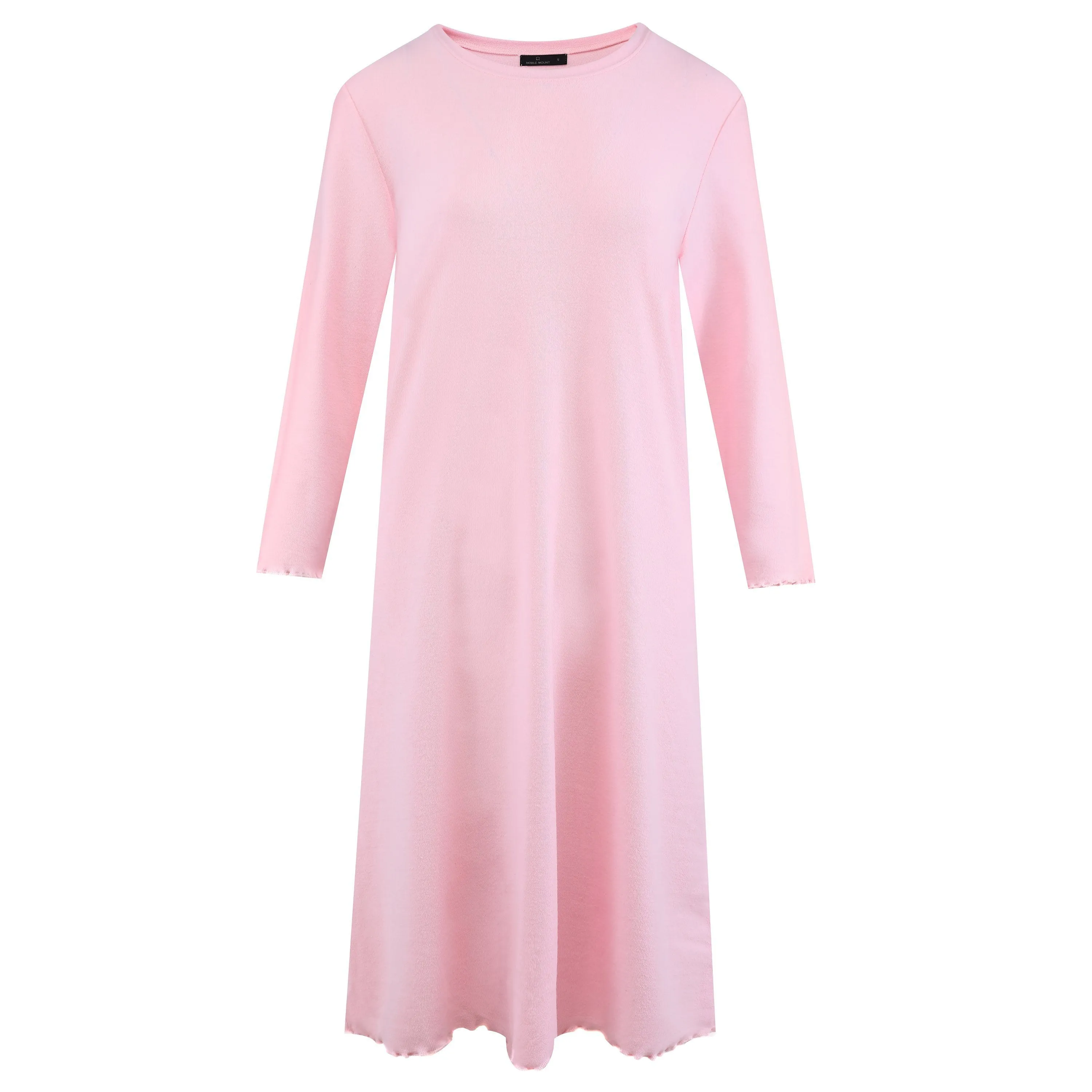 Women's Cozy Rib Sleep Dress (3/4 Sleeve)